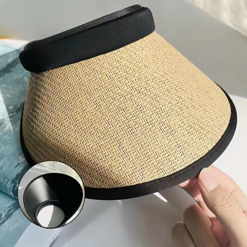 Wholesale Summer Straw Woven Empty Top Hats